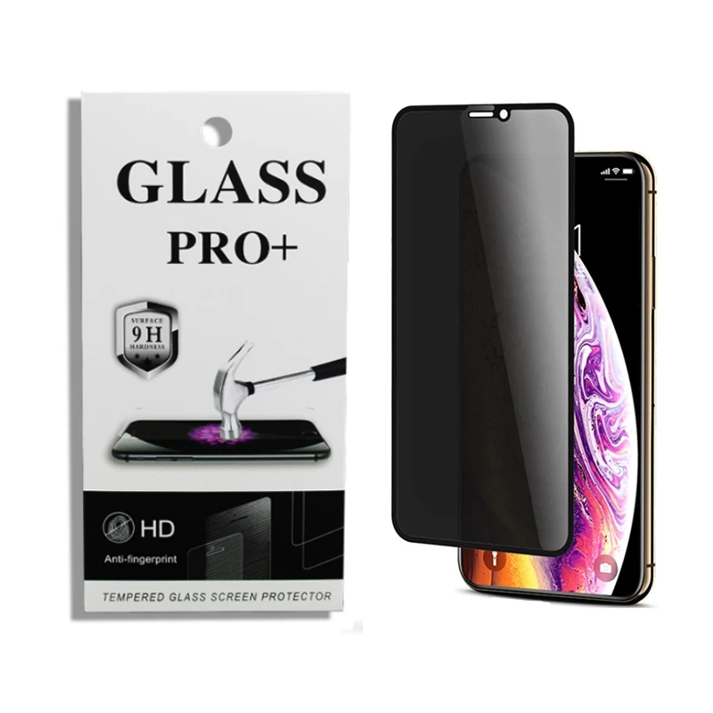 Anti-Spy Screen Protector For iPhone 13 12 11 Pro MAX Tempered Glass For iPhone XS MAX XR 7 8 Plus 13 Pro mini Privacy Film