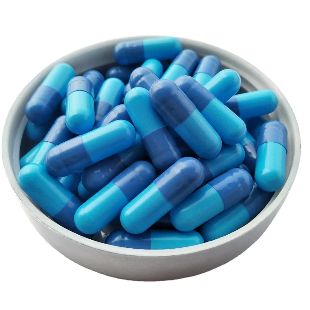 Size 000 00 0 1  2 3 4 color and printing customized  Empty Vgetable Capsule