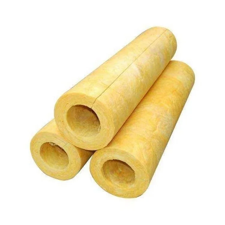 Reasonable Price Good Fire Resistance Keep Warm Rock Wool Shell Pipe Insulation