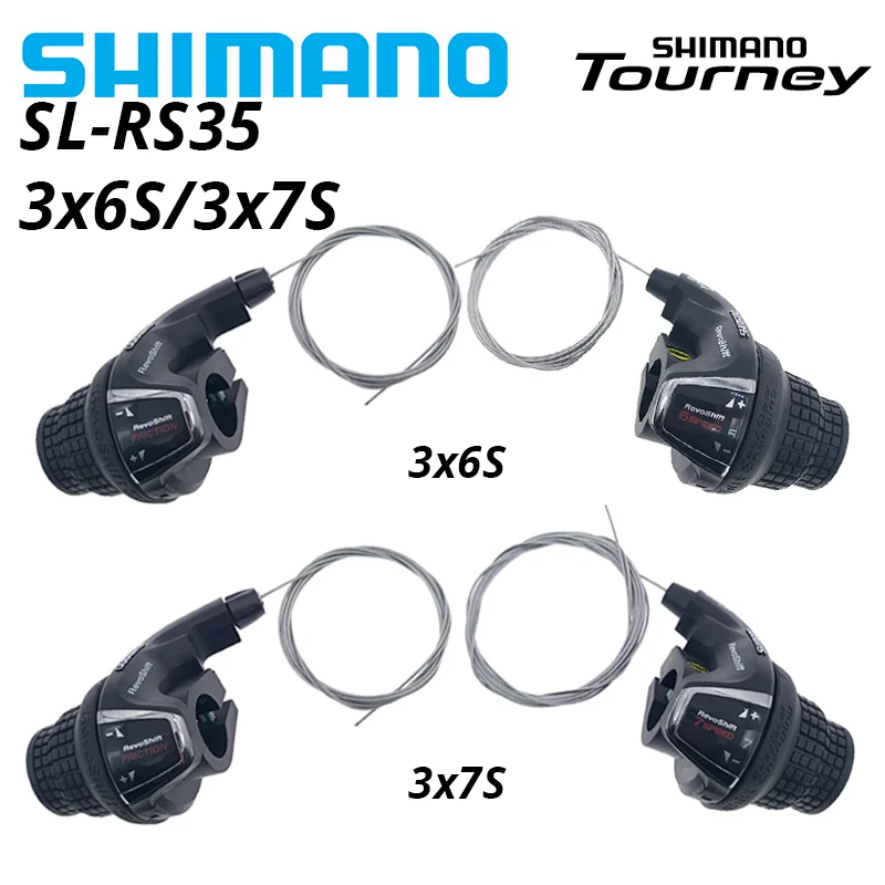SHIMANO RS35 Tourney SL-RS35 revoshift велосипед Twist рычаг переключения передач 3*6s 3 * фотоаппаратов моментальной печати 7s 18S 21С велосипеда гребень как RS31 RS36