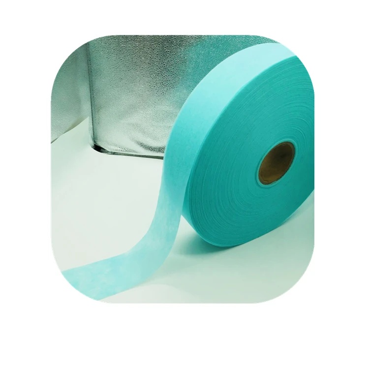 Hot air acquisition distribution layer nonwoven