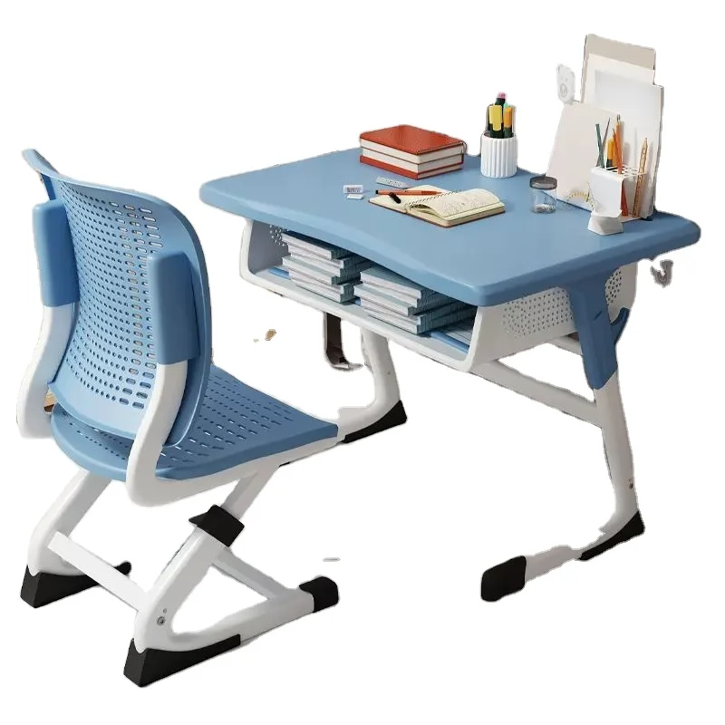 Hot Sale School Desks for Students Combination of Chair & Desk with Table Essential School Furniture
