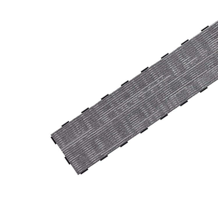 Anti-Static Elevator Fireproof Plastic Interlocking Floor Tiles Pvc Garage Carpet Lvt Click 5MM Vinyl Floor