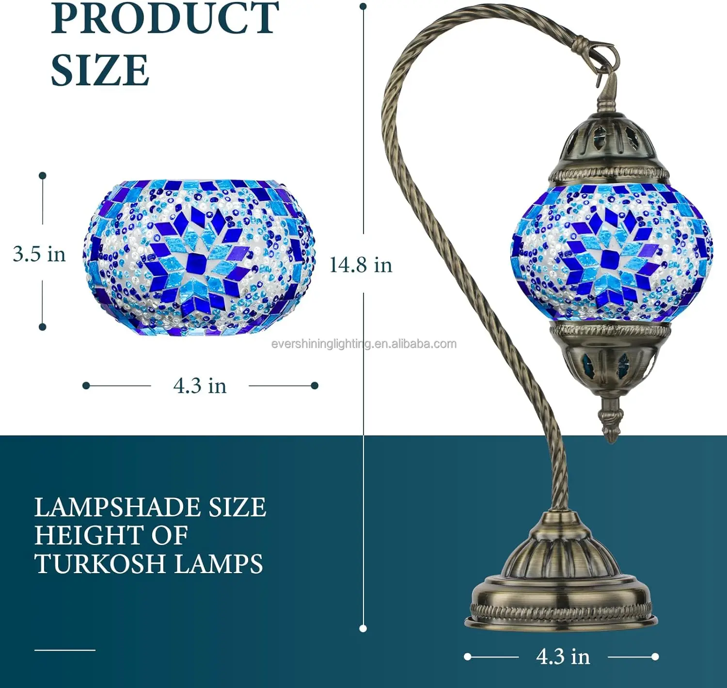 Marrakech Bohemian Light Handmade Turkish Mosaic Lamp Kit DIY Decorative Stained Glass Table Desk Night Light