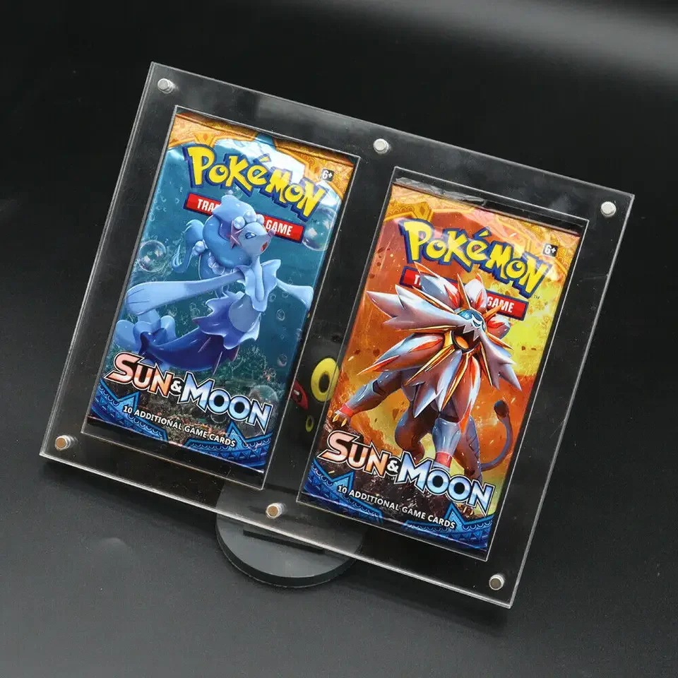 2023 новый акриловый Магнитный чехол для витрины Poke mon Card Pack верхняя витрина дисплей карт poke