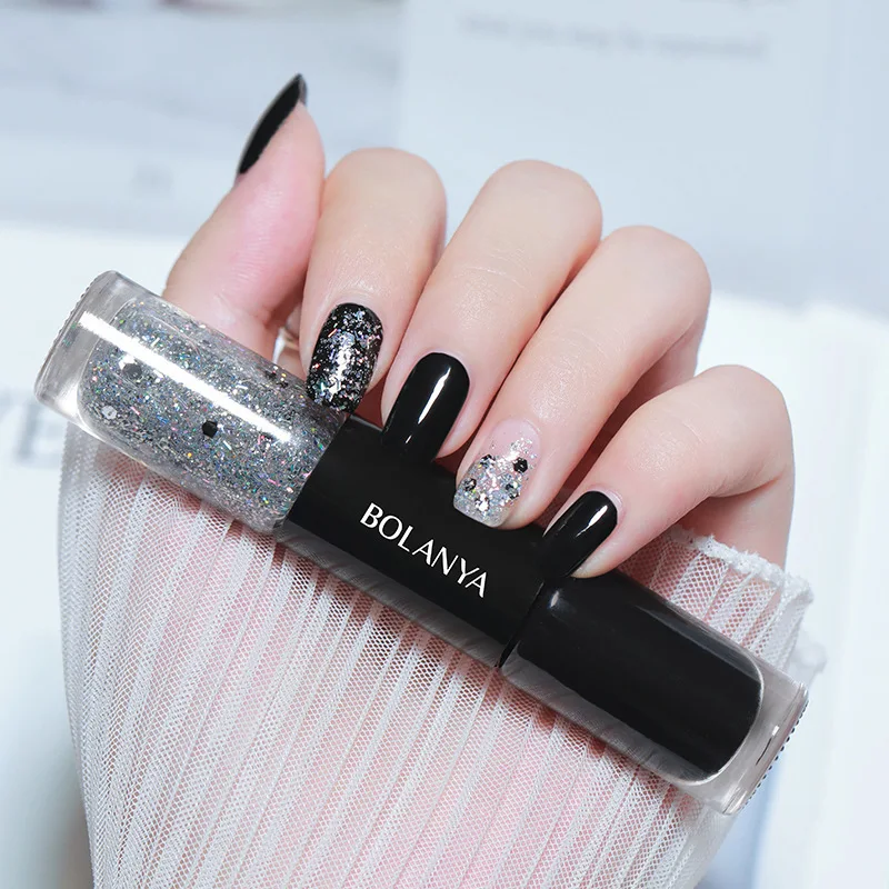 Quick Drying Nail Art Double Head Two-Color Quick-Drying Bake Free Polish Nail Glue