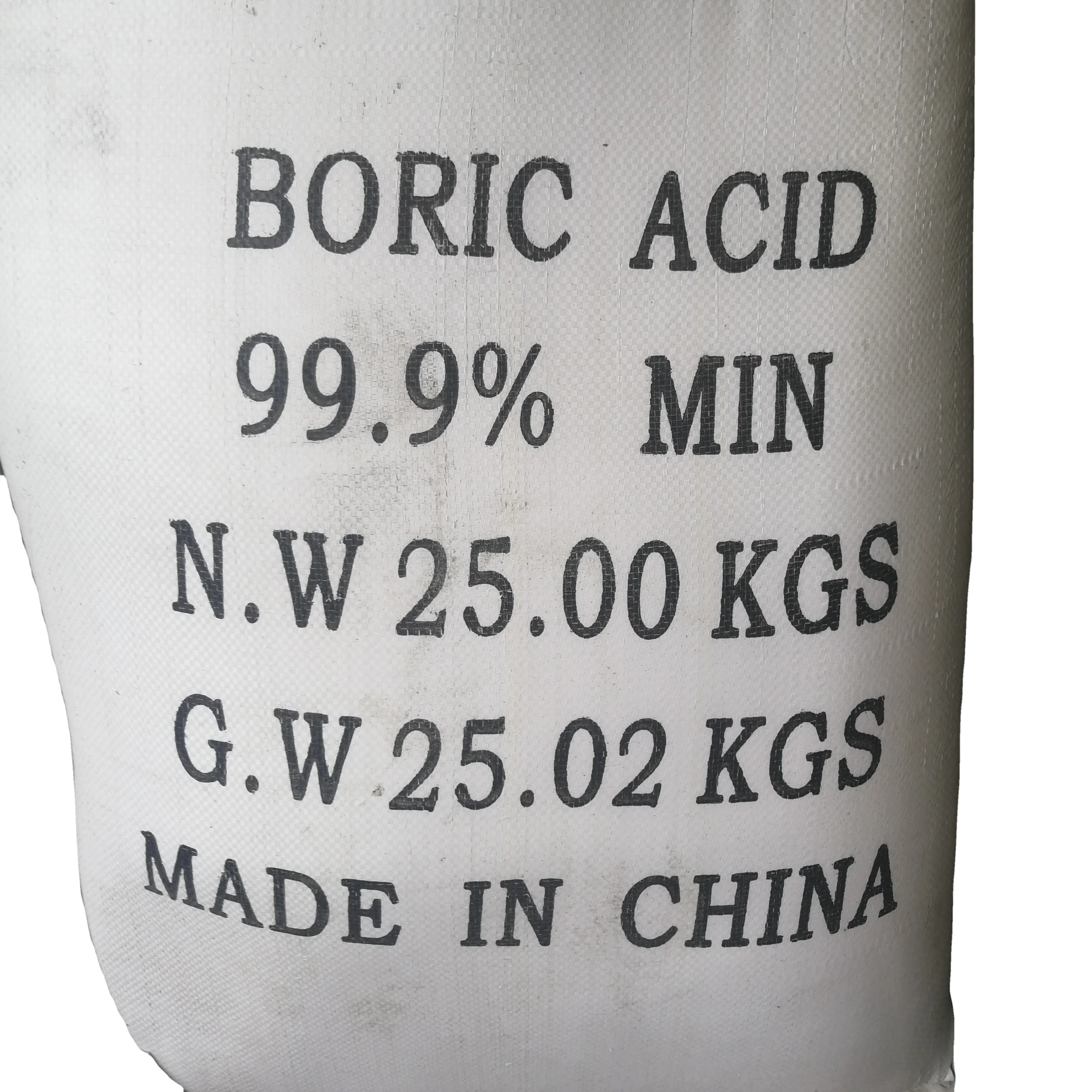 Pure boric acid powder  H3BO3 CAS NO 10043-35-3