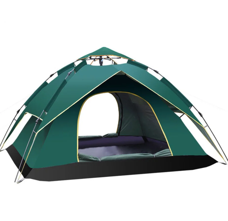 Водонепроницаемая туристическая палатка, открытый тент для походов, рыбалки, 3-4 двойные двери