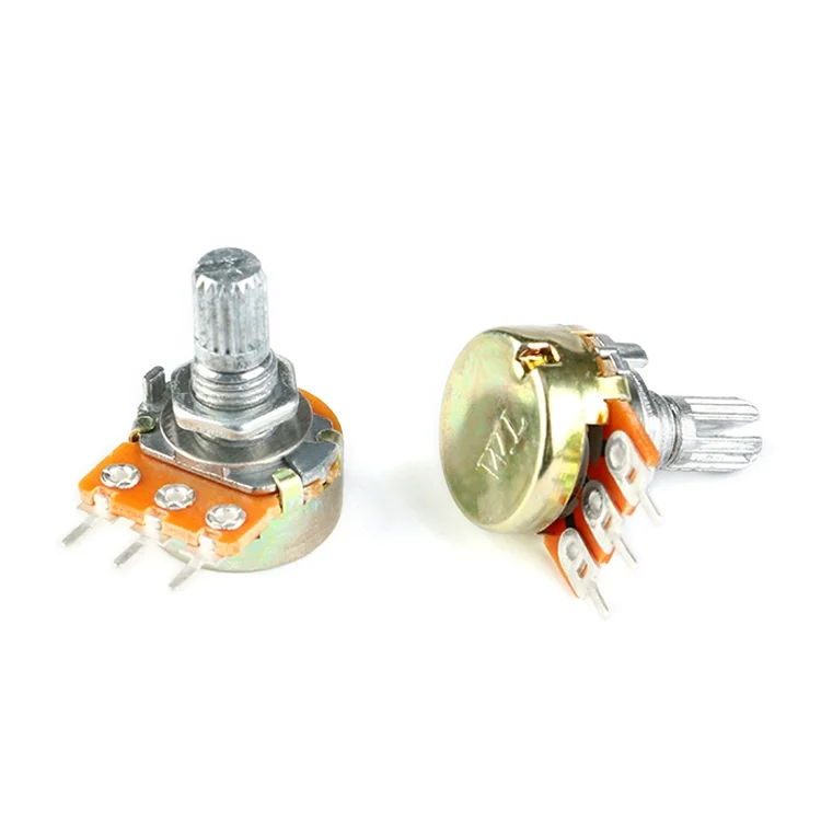 WH148 duplex Potentiometer B1K/2K/5K/10K/20K/50K/100K/500K/1M 6P handle length 15MM