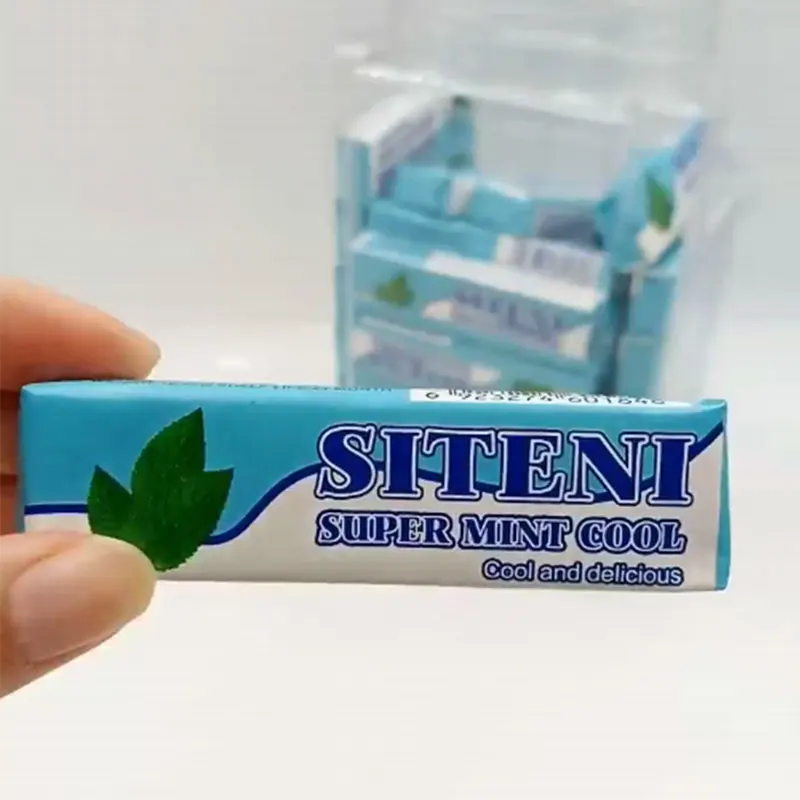 Wholesale Bulk Super Mint Gum Sweet Mix Fruit Flavor Jam Center Filled Bubble Chewing Jelly Gum