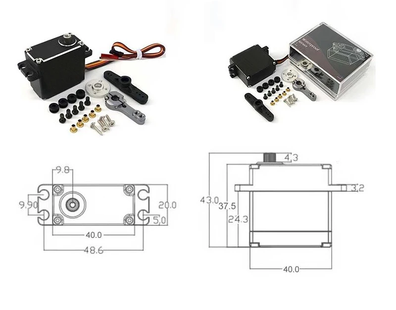 Yantrs BLS-HV8050GS управления угол 180/270/360 50 кг цифровой HV крутящий момент 14 Вт водостойкый LED металлическими шестернями и высоким крутящим бесщеточный RC Servo