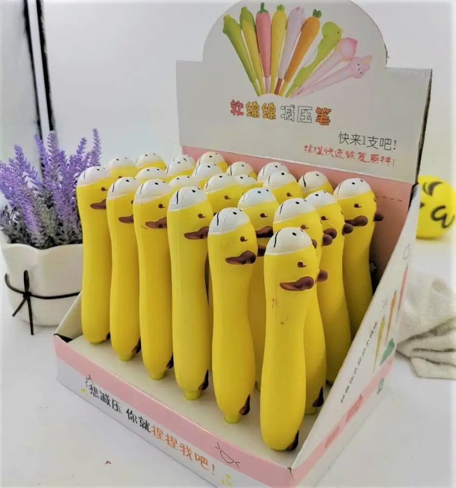 Creative soft cute cat decompression breathable gel pen student pinch pen decompression pen student supplies 0.5mm