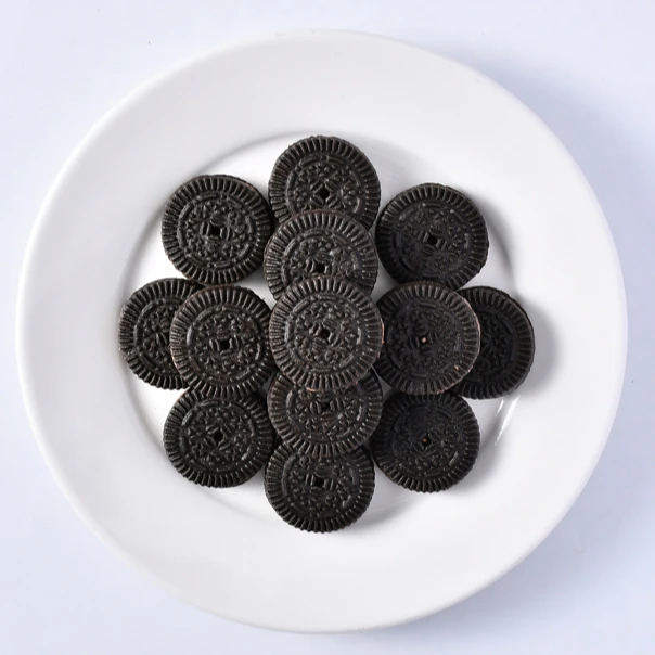 Mini Chocolate Lemon Strawberry Cream Filled Sandwich Cookies Biscuits