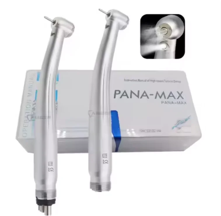 4 holes 2 holes Pana Max Air Turbine Self-iluminated LED Push Button Dental High Speed Handpiece Pana max dental handpiece