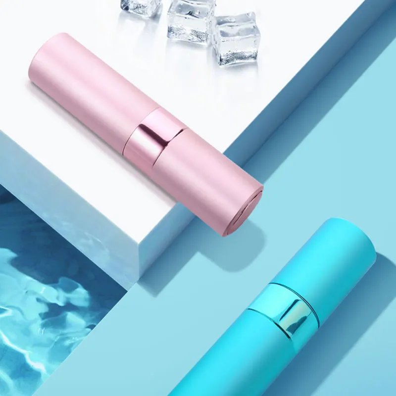 MALIXYZ  Round 15 ml Twist Up Metal Spray Bottle 15 ccl Aluminium Portable Refillable Perfume Atomize  Atomizer Spray Bottle