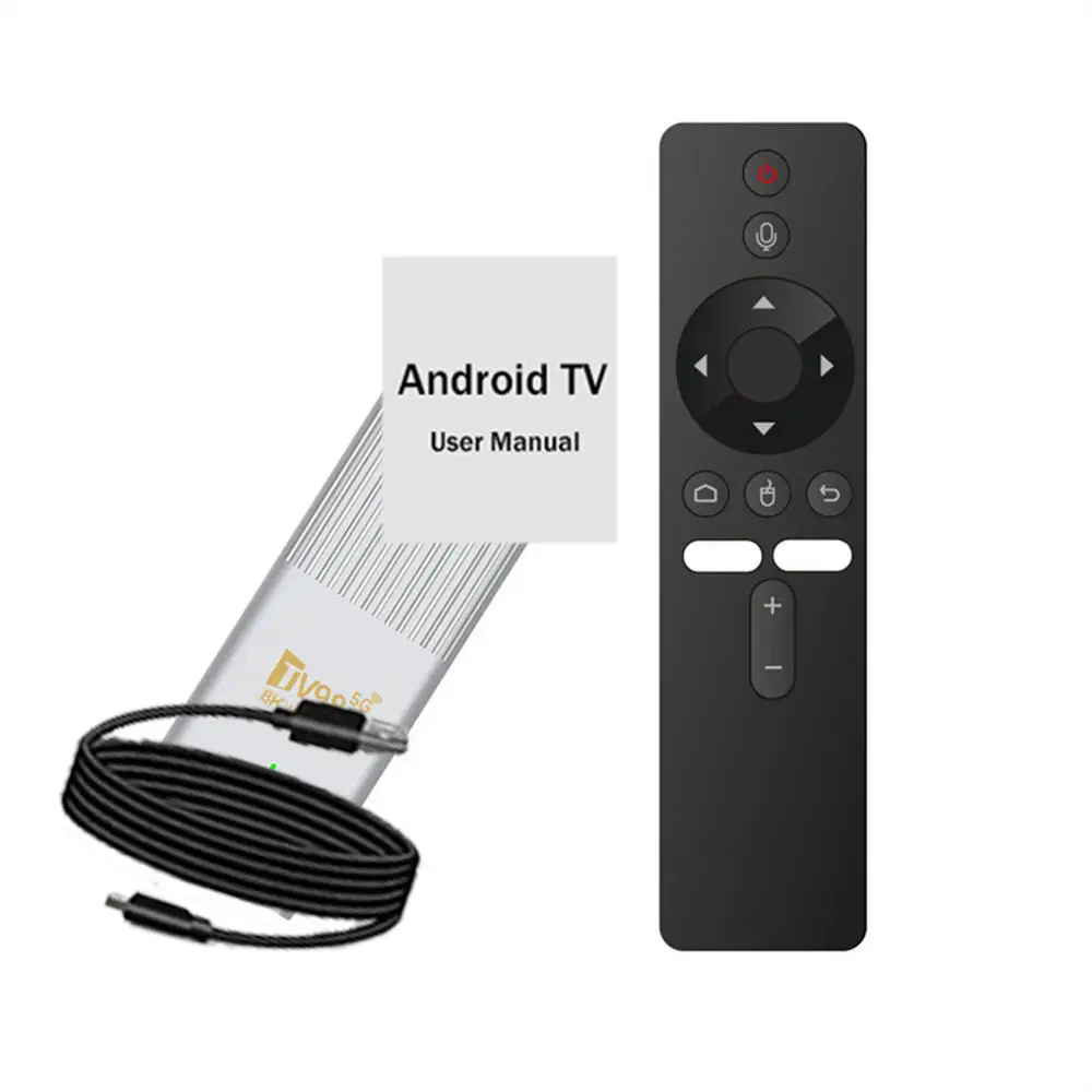 TV98 ATV X6 Smart TV Stick Android 14 Support 8K Video BT5.0 WiFi 6 2GB 8GB Allwinner H313 Quad Core Voice Remote Smart TV Box
