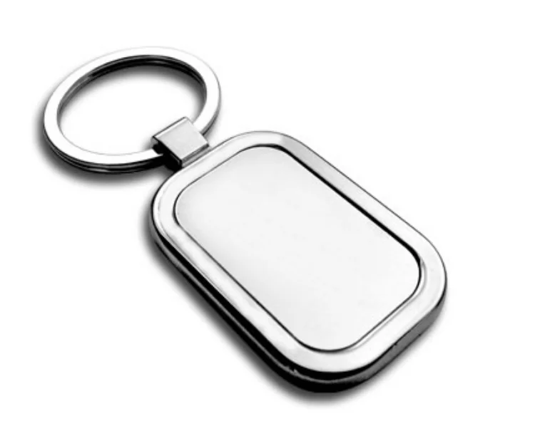 Wholesale Customized Square Metal Material  Promotional gifts Gift  New Style Key chain