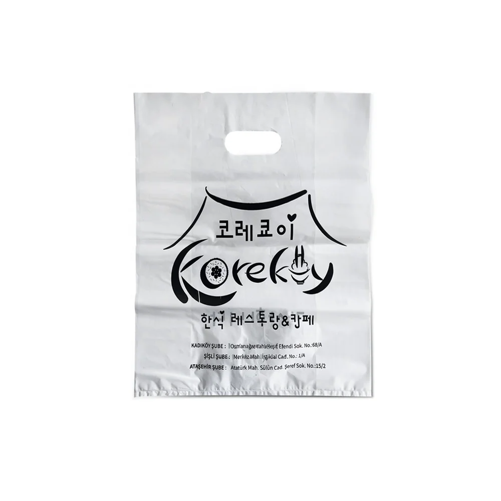 Manufacturer Guaranteed Disposable Reinforced Die Cut Plastic Bag Made from High Quality MDPE Raw Material