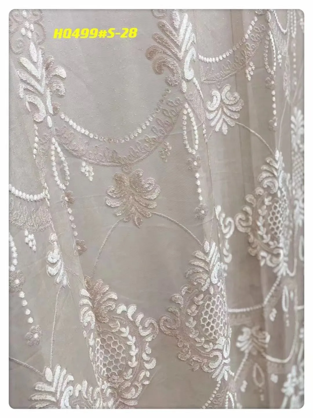 Cheap Sheer Window Voile Fabric Tulle Curtain For Living Room