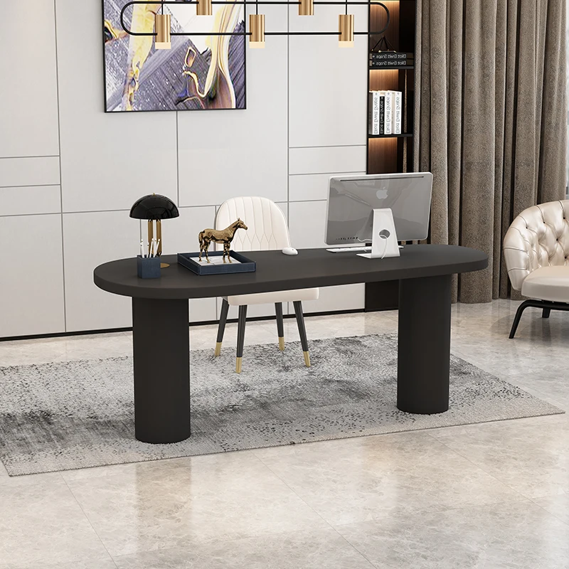 Black white whole solid wood pine ash tree simple design tables furniture wooden