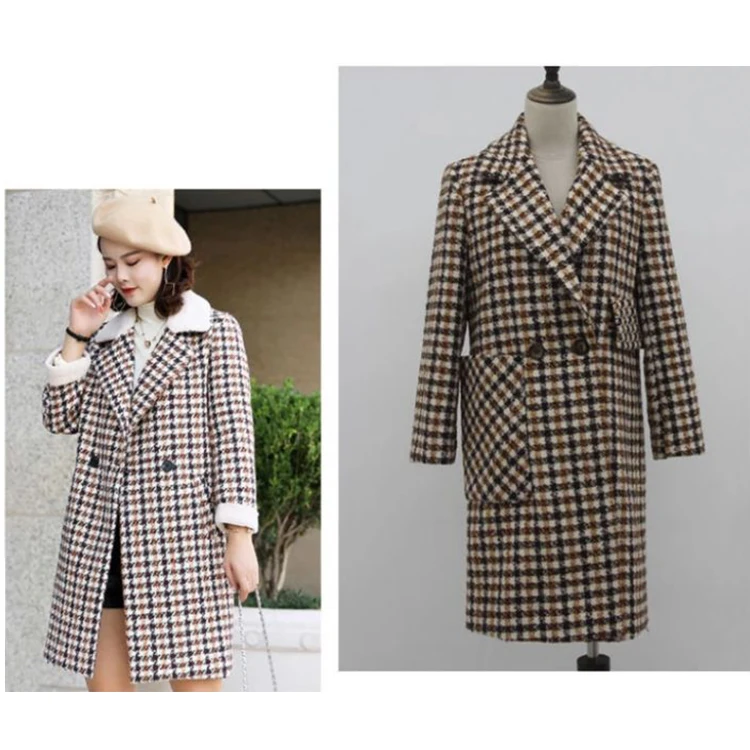 Cotton Fabric manufacture wholesales 100% polyester woven fabric for clothing Ladies Pattern Jacket fabric