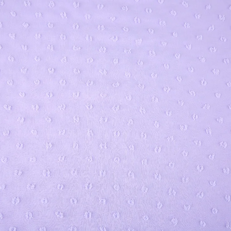 Wholesale dubai style woven 100% polyester jacquard lurex dobby chiffon fabric for women top