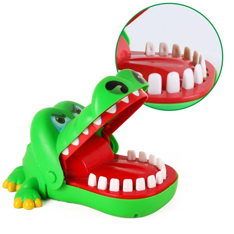 WHOLESALE CHILDREN PRANK TOY PARTENT CHILD INTERACTIONS TOYS CROCODILE BIT FINGER TOYS