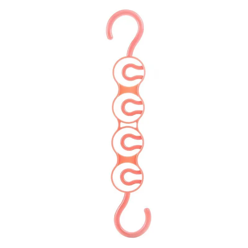 Plastic Scarf Shelf For Home Multi functional Hole Storage Rack Wholesale Clothes Hanger For Wardrobe