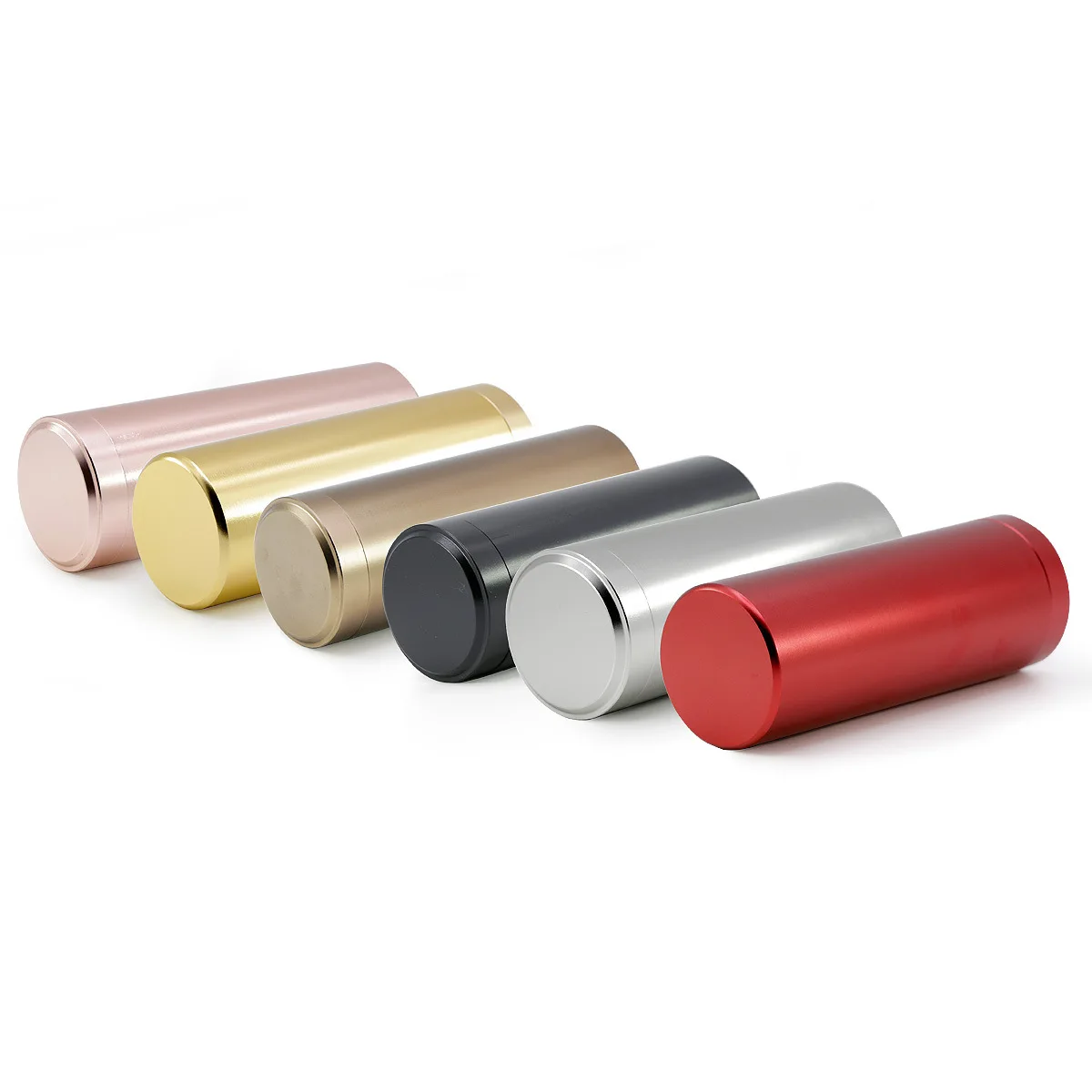 Wholesale  storage tube waterproof portable metal aluminum pill case