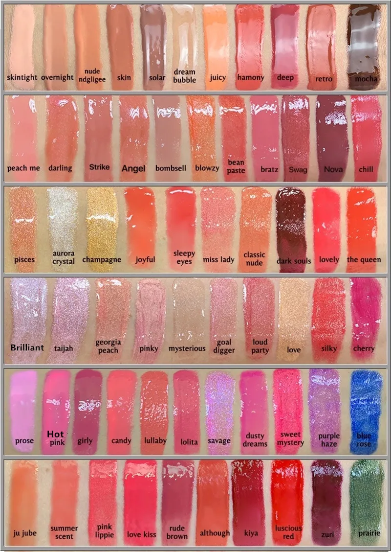 Best Selling Vegan Cruelty Free Lip Cosmetics Hydrating Shiny Glossy Nude Liquid Lip Gloss With Private Label