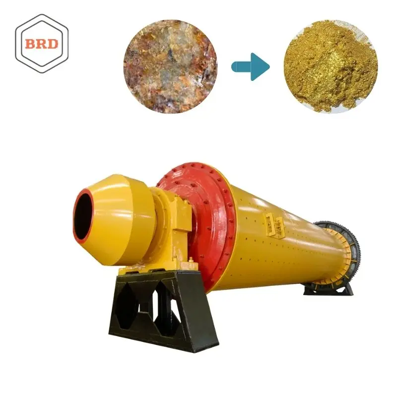 BRD Durable Ball Mill Gold Milling for Large Ore Processing