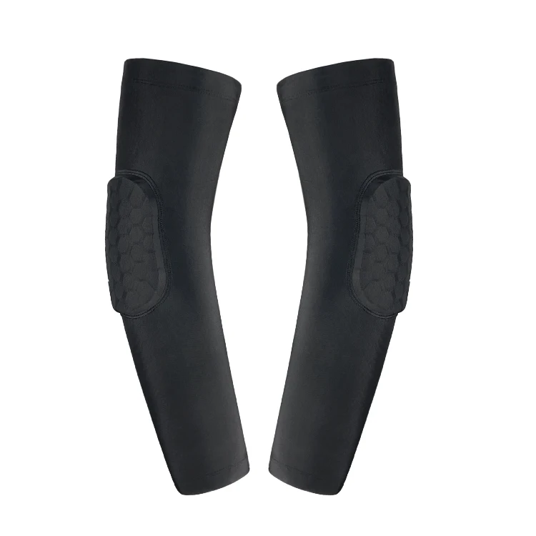 Arm Sleeves Compression Padded Elbow Arm Sleeves Protector for Youth Kids Adult