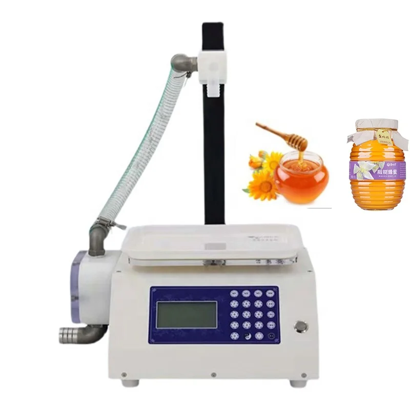 semi - auto lotion bottle cosmetic beverage honey piston paste liquid filling machine