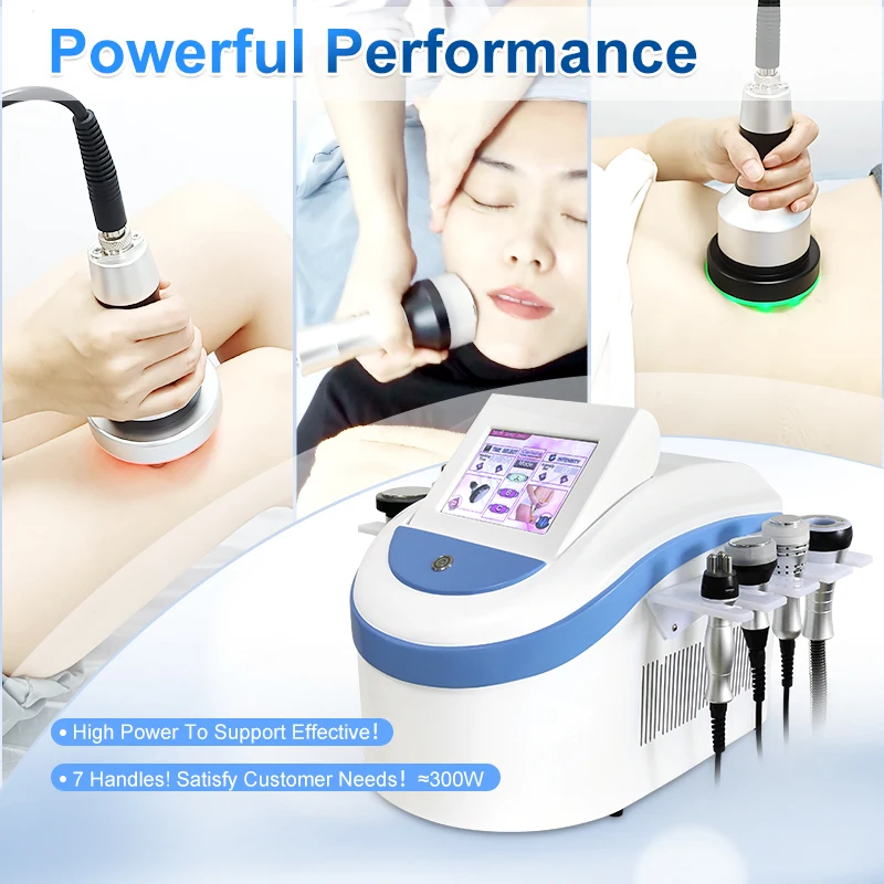 2024 Rf Slim Weight Loss Face Lift System 6-1 Vacuum Cavit Body Fat Removal Radio 30k 40k S-shape Cavit Machine