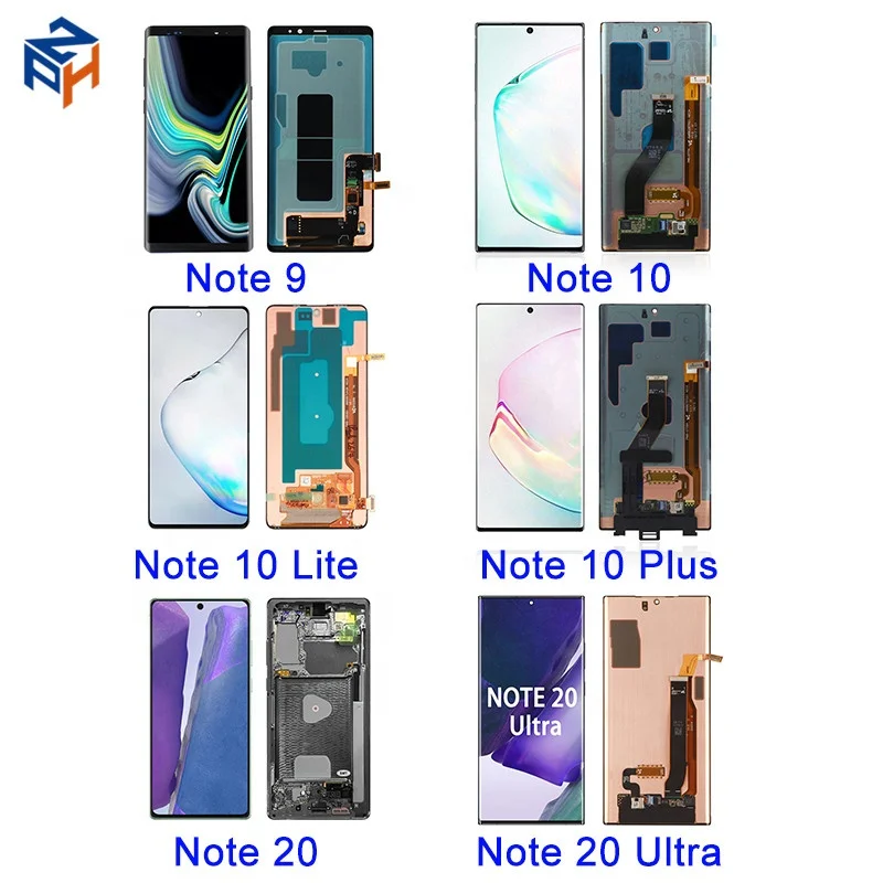 New arrivals  lcds display for samsung note 9 10 10 lite, oled screen for samsung note 20 20 ultra pantallas