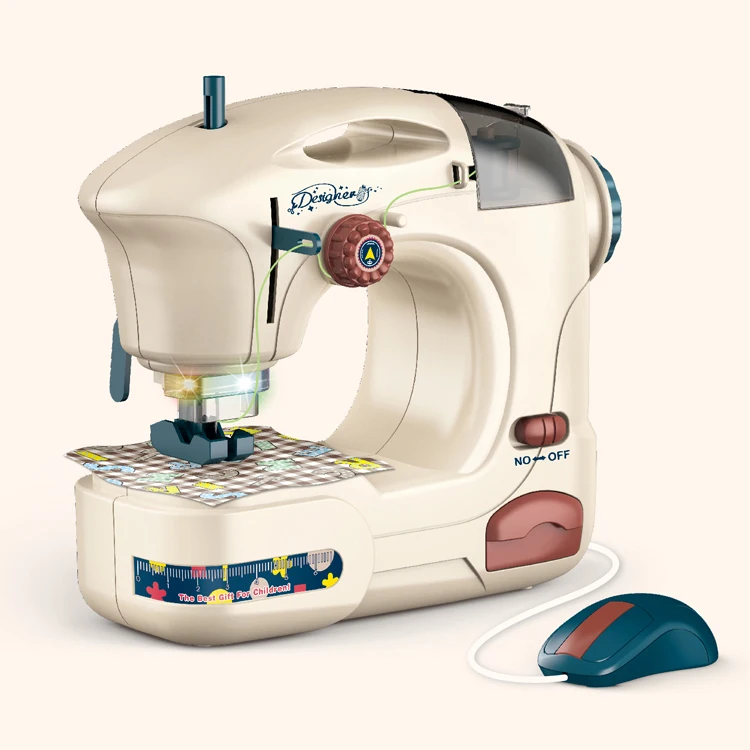 2020 Hot sale new high quality light B/O sewing machine toys appliance pretend play house