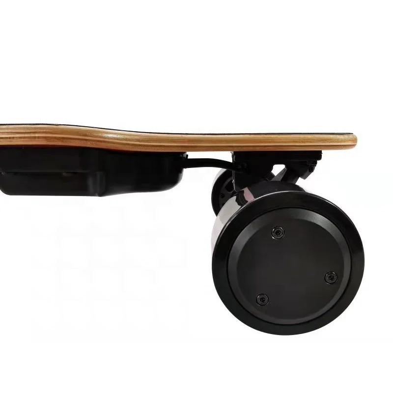 Street cruising longboard younsters riding 5A battery 37V 185W 4 wheels 90mm PU dual hub motors dec electric skateboard
