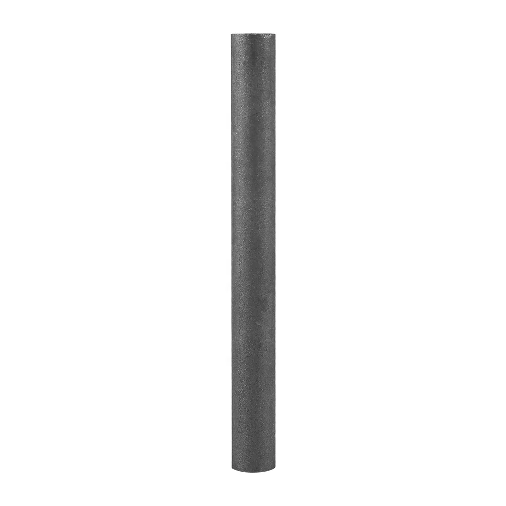 5Pcs Black Color 99.9% Graphite Electrode Cylinder Rod Length 100mm Diameter 10mm