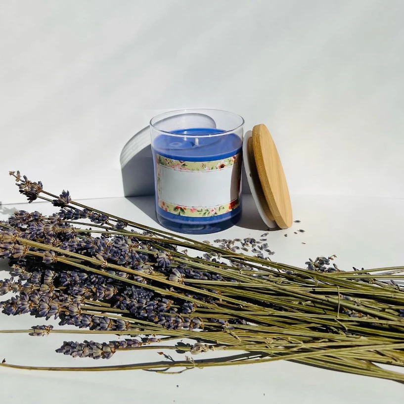 aromatherapy wholesale soy scented private label candle with lid