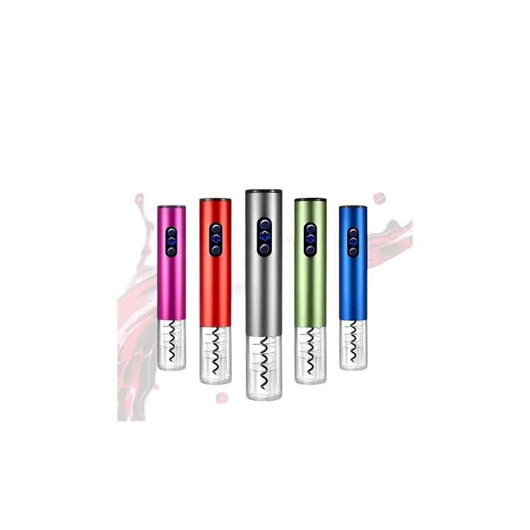 2022 New Trending Product High Quality Kitchen Supplies Stainless Steel Bottle Corkscrew Electric Custom Wine Bottle Opener