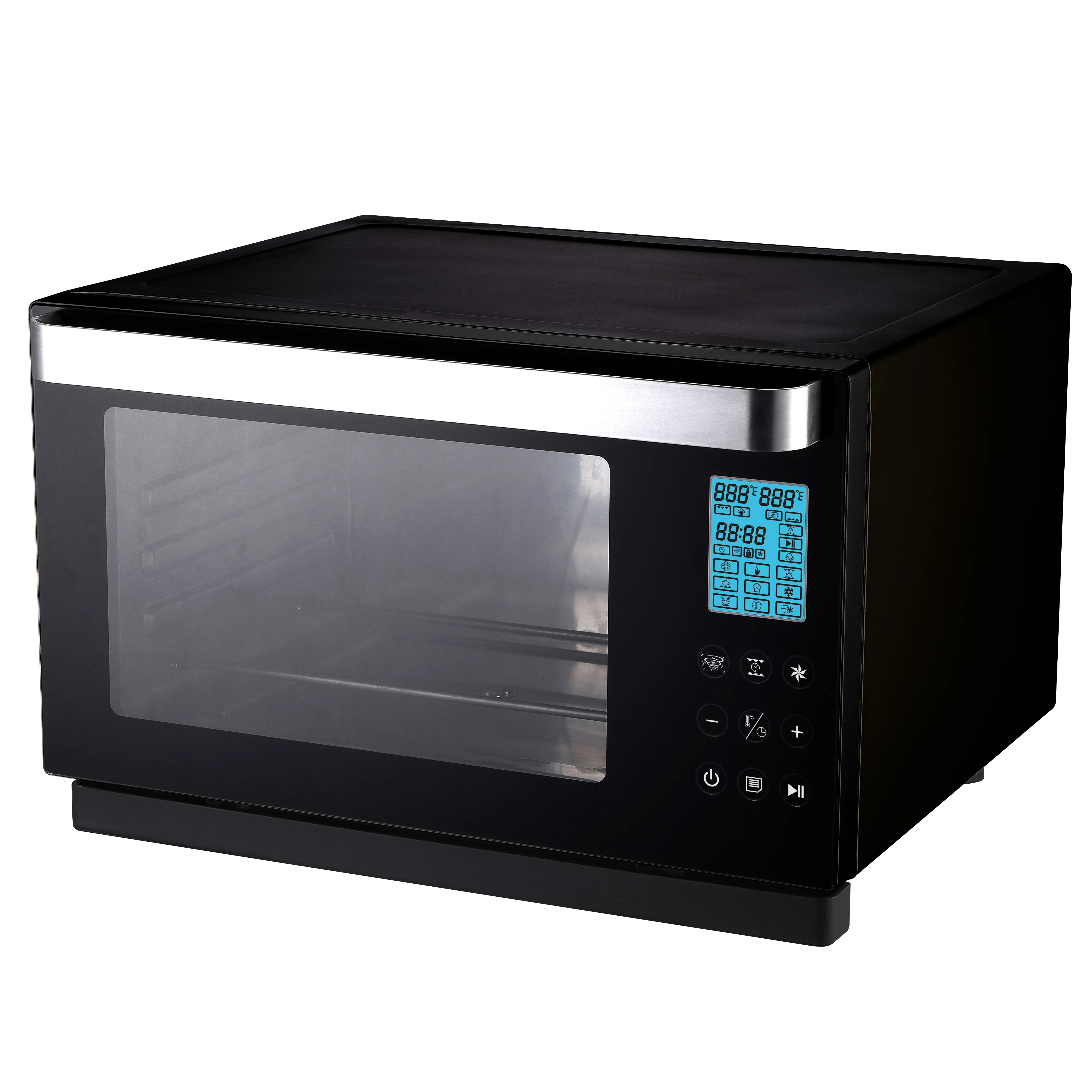 Manufacture Price Electric Pizza Maker 28L Family Healthy Small Steam Rotating Bread Oven