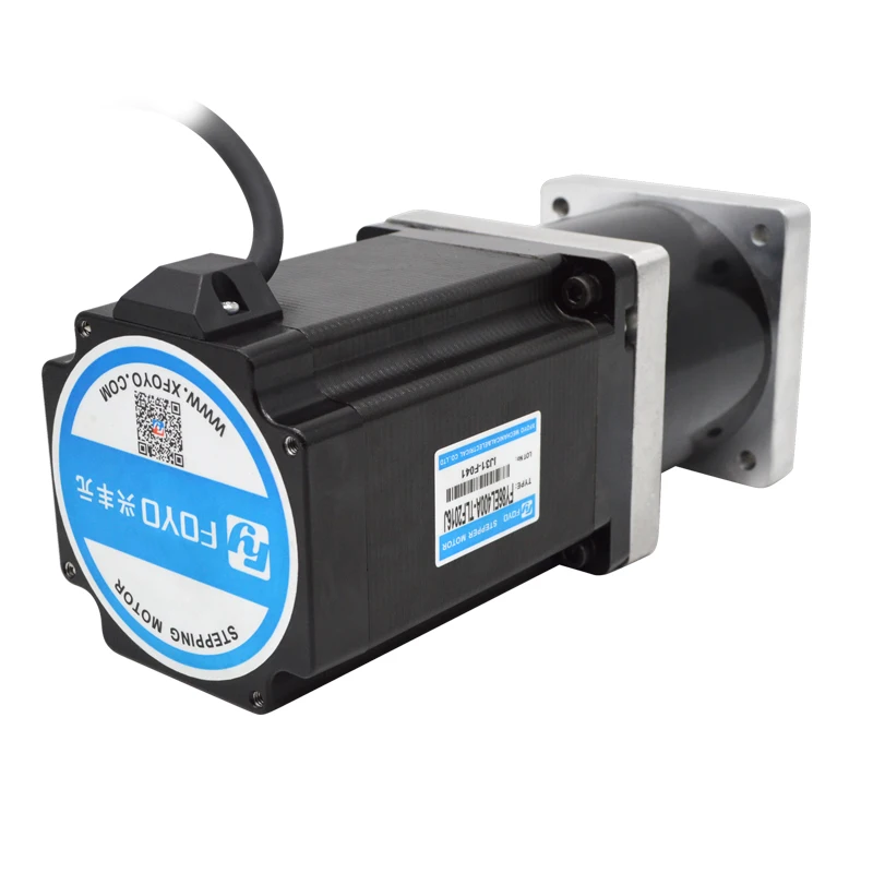  High Torque Low Speed Nema 34 Gearbox Stepper Motor 2 Phase 8.5N.m 4.0A With Reducer Ratio