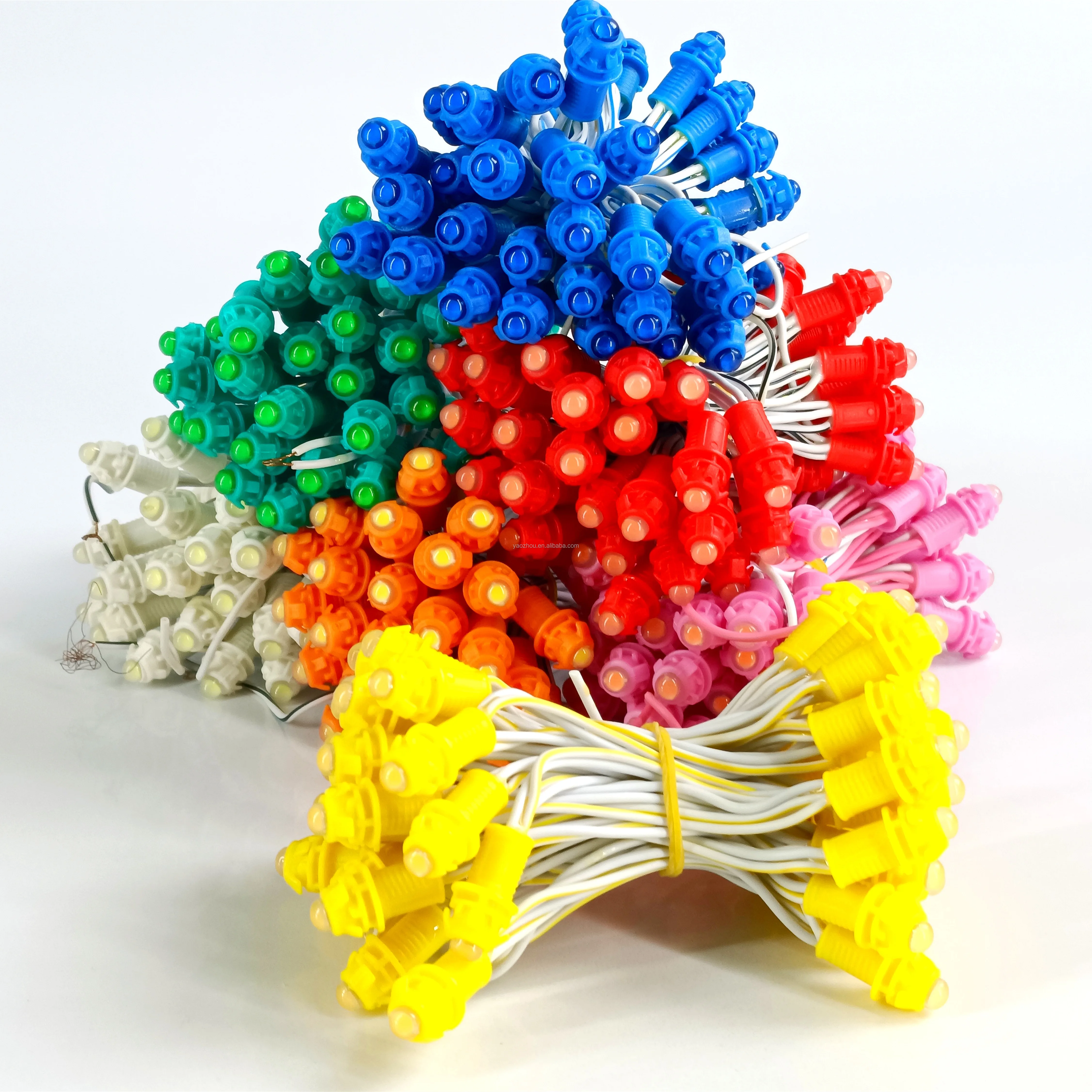 High Bright 9mm WS2811 Single color Digital LED Pixel Light christmas decorations IP68 waterproof Exposed light without plate