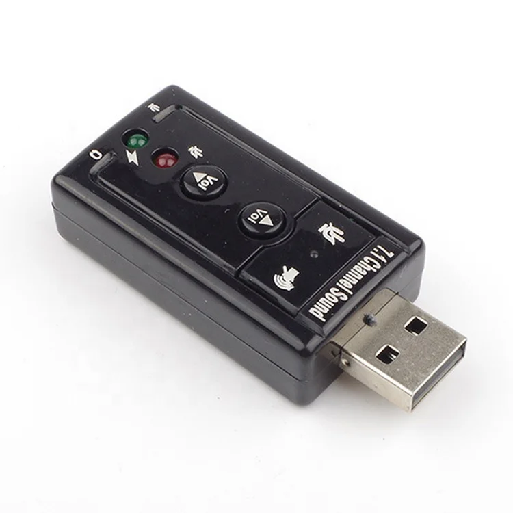 Разъем и воспроизведение аудио микрофон студия USB внешняя звуковая карта