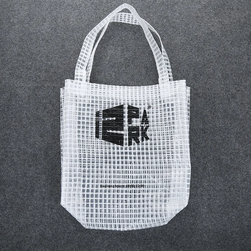 Manufacturers New Design Fashion Simple Transparent PVC Backpack Net Red Shopping Tote Bag Wholesale Can Be Customized