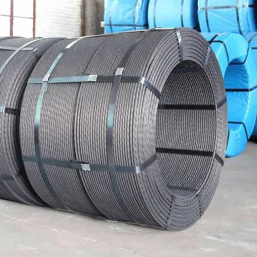 PC Strands Steel 7 Wires Construction Prestressed Concrete Low Relaxation PC Steel Strand Suppliers
