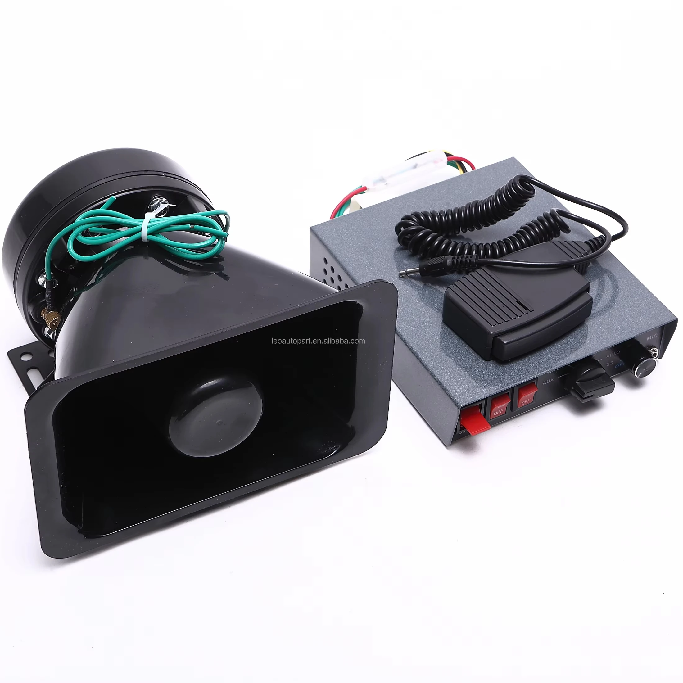 Car Speakers Audio System Sound Neodymium Tweeter Ambulance Siren Component Speakers 12V 24V Alarm Speaker