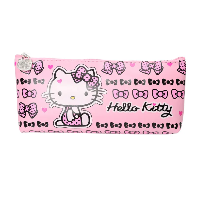 TOPSTHINK Girls hello kitty cosmetic multi function special zipper buckle cute makeup bag pencil pouch
