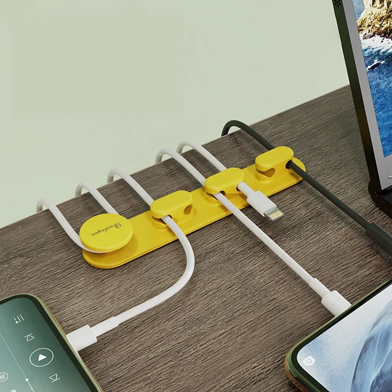 2024 Usb Cable Wire Management Cable Clips Cord Holders For Desk Cable Holder Clips Self Adhesive Cord Organizer