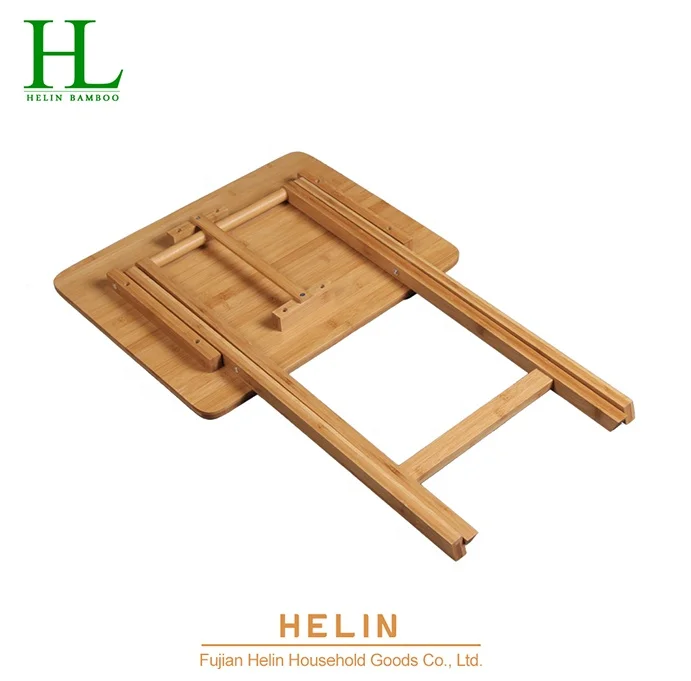 Flat Table Top Bamboo Wooden Wholesale Picnic Table Camping Folding Table
